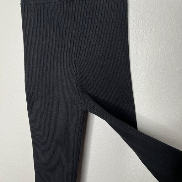 Essentials Fear of God Womens Ribbed Knit Black Leggings Small - Picture 4 of 8